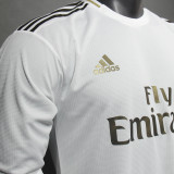 2019/20 RM Home Retro Player Version Long Sleeve Soccer Jersey 球员版