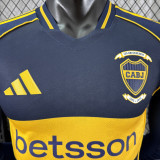 2025/26 Boca 120th Anniversary Edition Player Version Long Sleeve Jersey 有背下广告