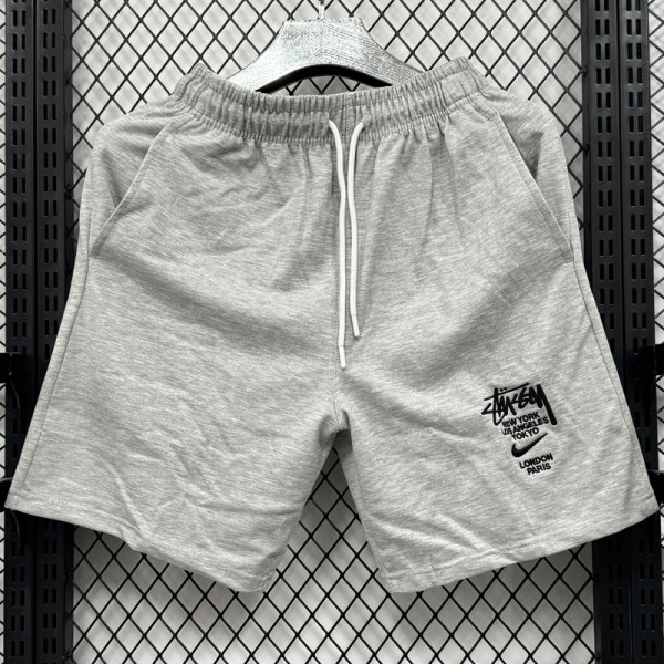 2025 Jordan Grey Pure Cotton Fabric Casual Short Pants M15