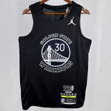 Warriors CURRY #30  Black Honor Edition NBA Jerseys