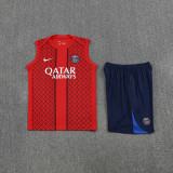 2025/26 PSG Red Vest Training Jersey(A Set)