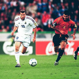 2000 Spain Away White Retro Soccer Jersey