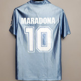 1990/91 Napoli Home Blue Retro Soccer Jersey