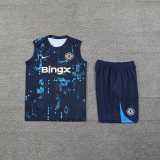 2025 CFC Sapphire Blue Vest Training Jersey(A Set)