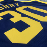 Warriors CURRY #30 Royal Blue NBA Jerseys