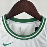 Celtics QUETA #88 White Kids NBA Jersey 热压