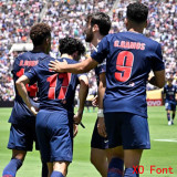 2025/26 PSG Home Blue Fans Long Sleeve Soccer Jersey