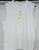 2025 PSG White Pure Cotton Vest Jersey
