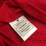 JORDAN # 23 Bulls Red Mitchell Ness Retro Jerseys