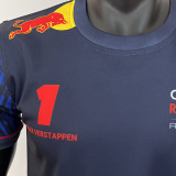2023/24 Red Bull Racing No.1 Black F1 Team T-Shirt (号码 1 圆领)