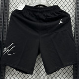 2025 Jordan Black Pure Cotton Fabric Casual Short Pants M16