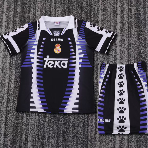 1997/1998 RM Third Retro Kids Soccer Jersey