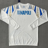 2025/26 Napoli White Long Sleeve Training Soccer Jersey