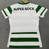 2025/26 Sporting Lisbon Home Women Soccer Jersey 女 里斯本