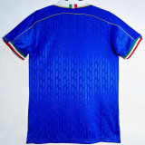 1995 Italy Home Blue Retro Soccer Jersey