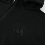 2025 AD~ Black Zipper Jacket Tracksuit