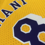 Lakers BRYANT #8 Retro Yellow NBA Girl Jersey