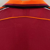 1998/99 Roma Red Home Retro Soccer Jersey