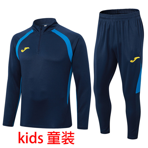 2025 JOMA Sapphire Blue Kids Sweater Tracksuit