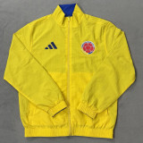 2026 Colombia Yellow And Blue Reversible Windbreaker 双面