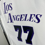 Lakers DONCIC #77 White City Edition NBA Jerseys