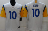 Men's Los Angeles Rams KUPP # 10 White NFL Jersey  公羊