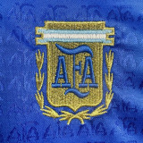 1994 Argentina Away Blue Retro Long Sleeve Soccer Jersey