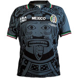 1998 Mexico Black Retro Soccer Jersey