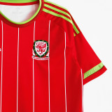 2015/16 Wales Home Red Retro Soccer Jersey