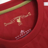 2010/11 LFC Home Red Long Sleeve Retro Soccer Jersey