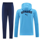 2025 Man Ciyt Sky Blue Jacket Tracksuit