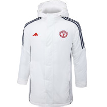 2024/25 M Utd White Cotton Jacket