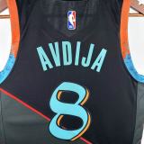 2025 Wizards AVDIJA #8 Black City Edition NBA Jerseys