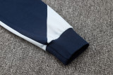 2025 France Sapphire Blue Hoody Zipper Jacket