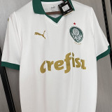 2024/25 Palmeiras 1:1 Quality Away White Fans Soccer Jersey