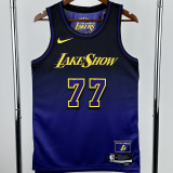 2025 Lakers DONCIC #77 City Edition NBA Jersey