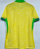 2024/25 Brazil Home Yellow Player Version Jersey