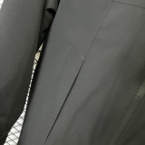 2025 NK Cotton Thickened Warm Black Outdoor Jacket #A801加棉冲锋衣