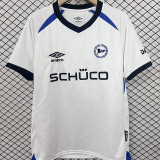 2025/26 Bielefeld Away White Fans Soccer Jersey 比勒费尔德