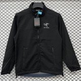 2026/27 ARC-TERYX Black Outdoor Jacket #立领RK906  ，不带帽