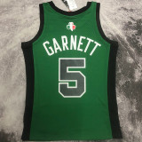 2007 Celtics GARNETT #5 Retro Green NBA Jerseys热压