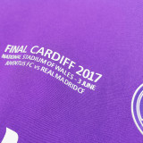 2016/17 RM Purple Away Retro Long Sleeve Jersey 带胸前小字