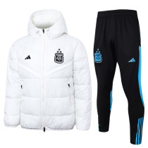 2024  Argentina White Cotton Jacket （A Set）