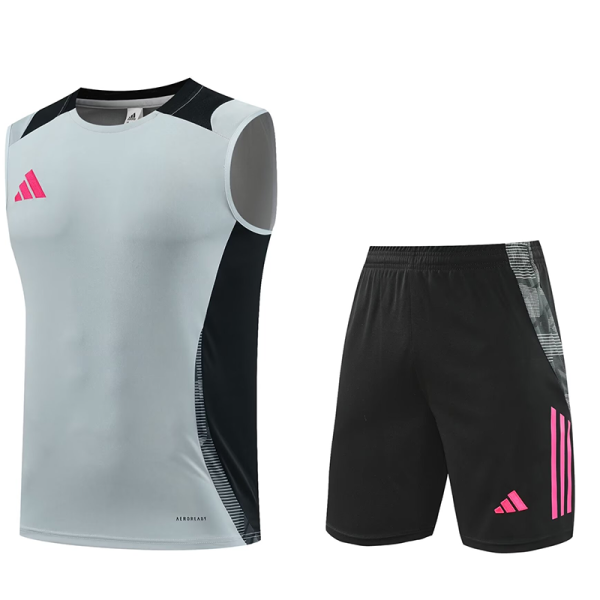2025 AD~  Grey Vest Training Jersey(A Set)