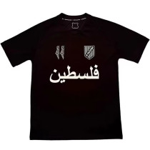 2025 Palestine Black Fans Soccer Jersey 白阿拉伯文