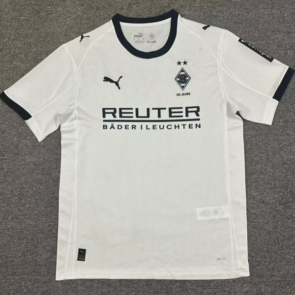 2025/26 Monchengladbach Home White Fans Soccer Jersey