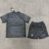 2025/26 PSG 4th Black Kids Soccer Jersey