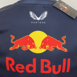 2023/24 Red Bull Racing No.1 Black F1 Team T-Shirt (号码 1 圆领)