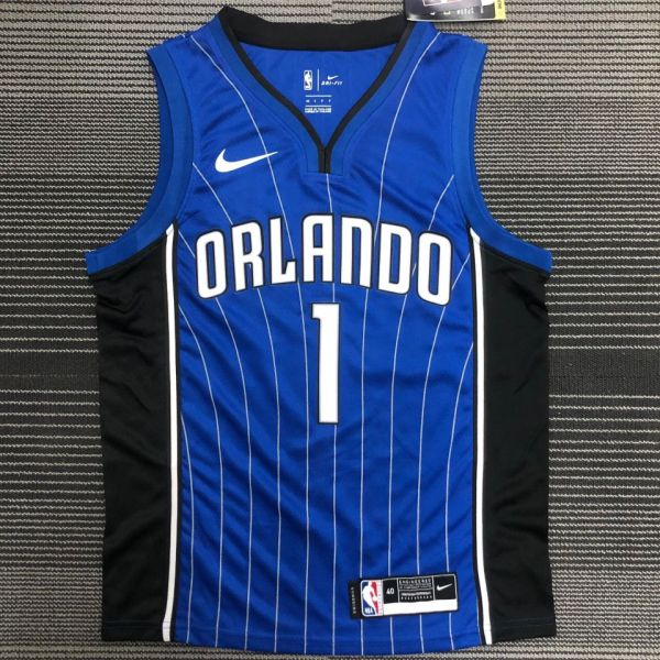 McGRADY # 1 MAGIC Blue Retro NBA Jerseys