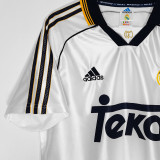 1999/2000 RM Home White Retro Soccer Jersey